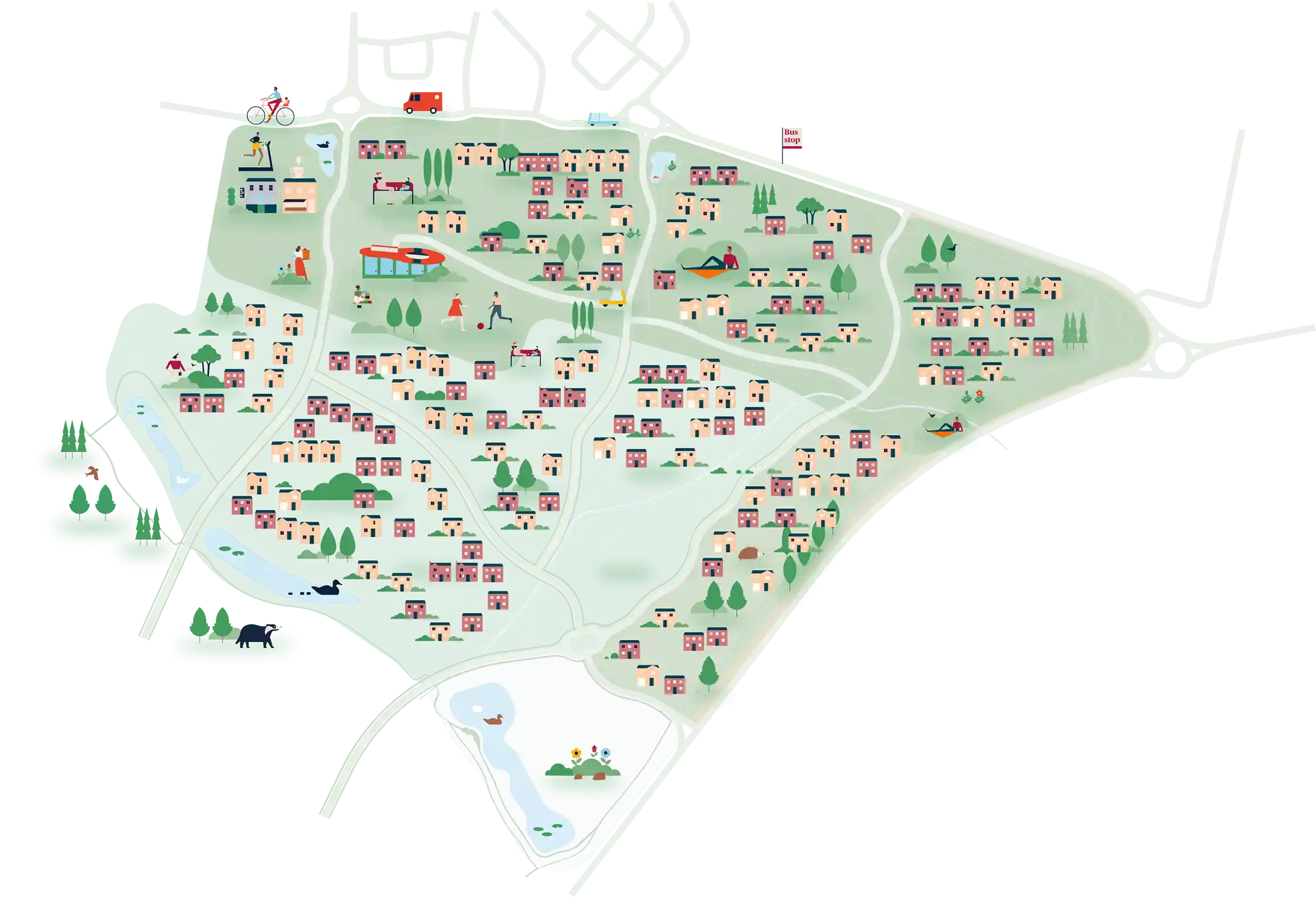 Illustrated map of Wintringham
